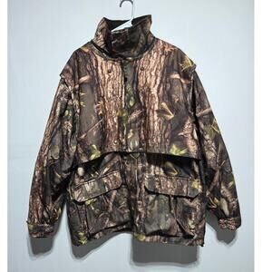 Master Sportsman Vintage Camo Men's Double Lined Hunting Jacket Size Large